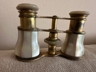 Prismáticos ópera nacar vintage