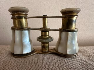 Prismáticos ópera nacar vintage