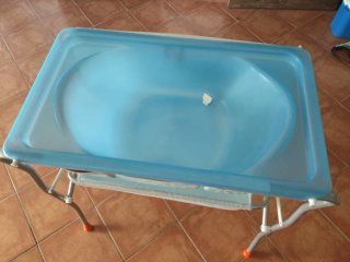 Bañera cambiador plegable bebé