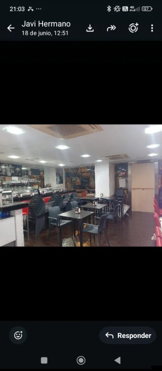 Mobiliario de cafetería