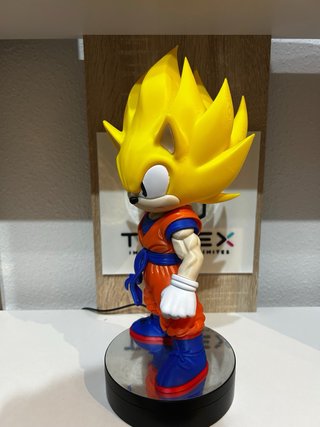 Figura Sonic x Goku Super Saiyan 3D