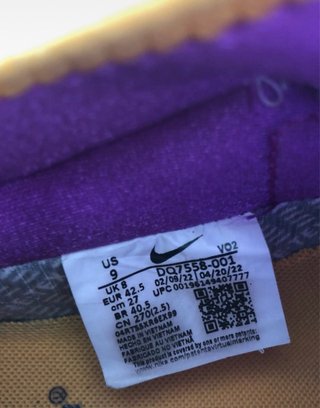 Nike Air Force 1 x Undercover Morado Blanco