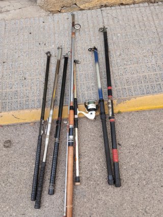 Lotes de cañas de pesca