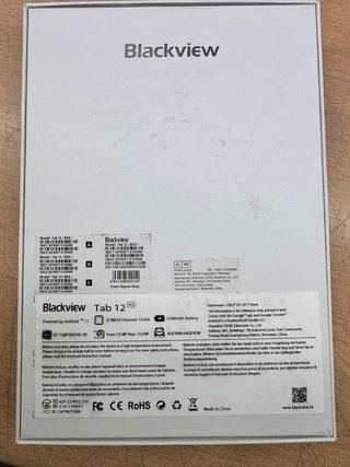 Tablet Blackview Tab 12 4G Gris