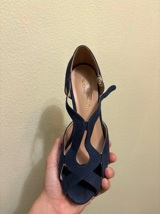 Tacones Jaclin Azul Marino Talla 36