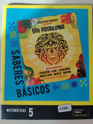 Matemáticas 5, Tercer Ciclo Primaria, Edelvives...