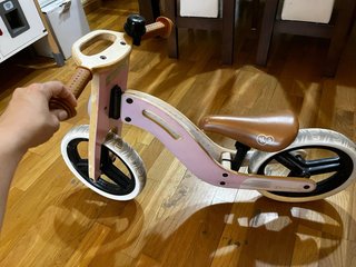 Bici aprendizaje Kinderkraft rosa