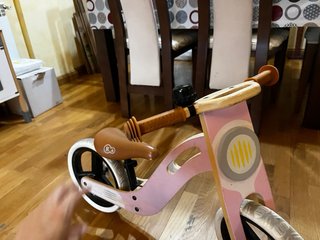 Bici aprendizaje Kinderkraft rosa