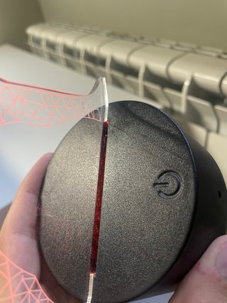 Lámpara LED CR7 Diseño Geométrico