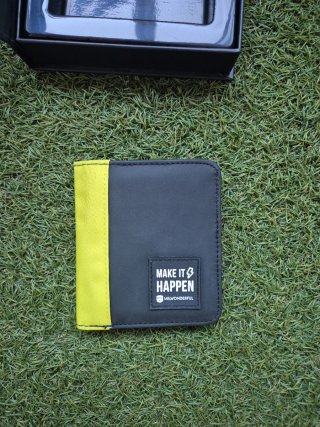 Cartera Mr. Wonderful Negra y Amarilla