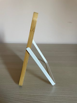 Specchio da tavolo in bambù