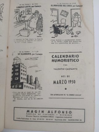 Historia del año 1950.por Valentín castanys