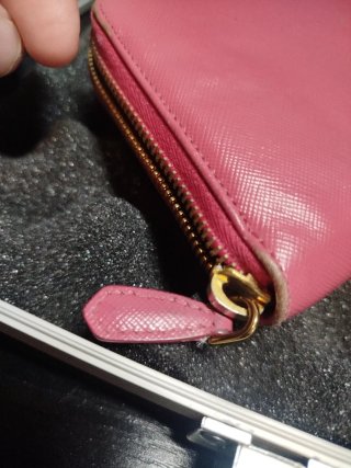 Cartera Prada Rosa con Lazo