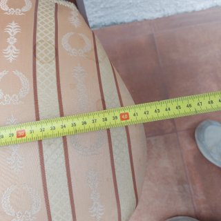 Silla tocador tapizada estilo clásico