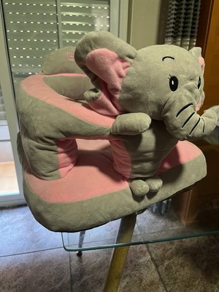 Asiento infantil elefante peluche