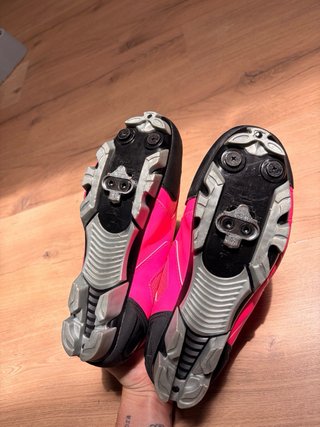 Zapatillas Ciclismo MTB Mujer Rosa Talla 38
