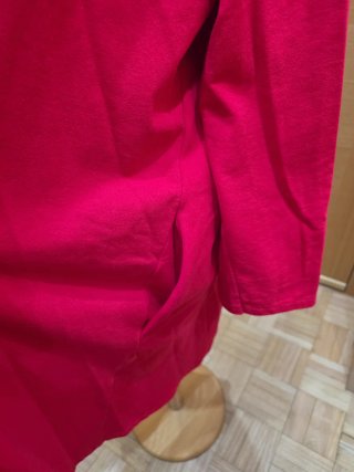 Chaqueta Algodón y Raso Roja Talla 54