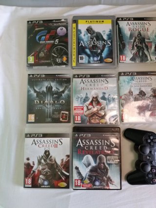 PS3 Slim 320GB + Saga Completa Assassin's Creed