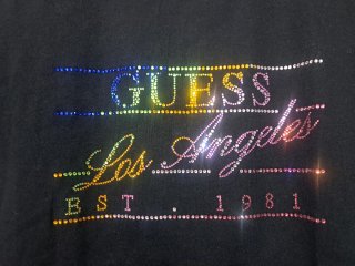 Camiseta Guess Rainbow Negra Talla S