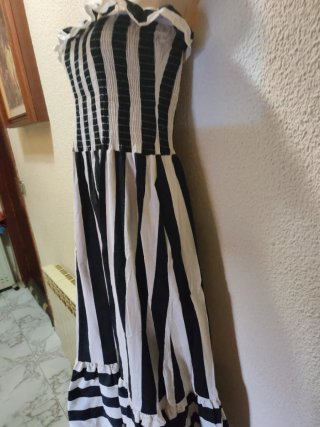 Vestido Largo Rayas Verano