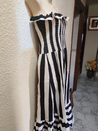 Vestido Largo Rayas Verano