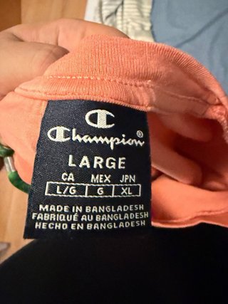 Camiseta Champion Naranja Talla L
