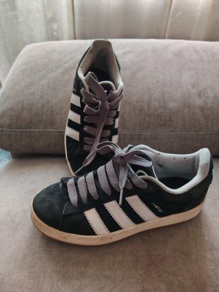 Adidas Campus Zapatillas Negras Blancas
