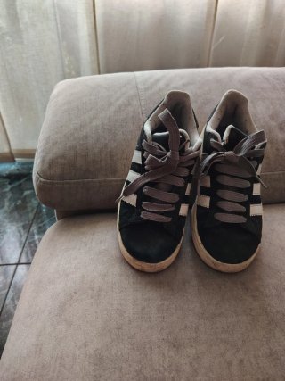 Adidas Campus Zapatillas Negras Blancas