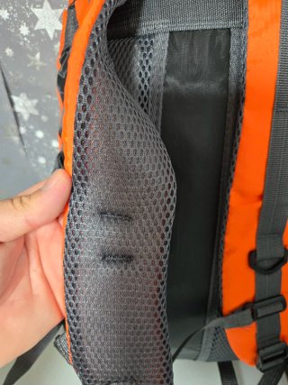 Mochila senderismo ALASKA 40L naranja nueva