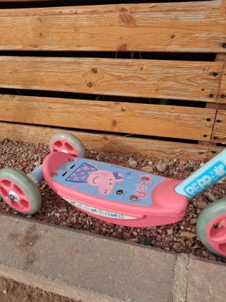 Patinete infantil Peppa Pig 3 ruedas