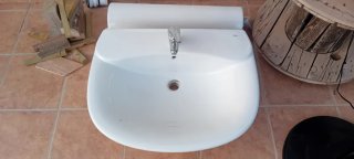 Fregadero Roca Blanco Porcelana