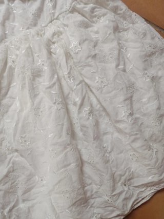 Vestido niña talla 7-8 años blanco