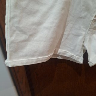 Pantalón corto vaquero Hug&Clau blanco Talla XL