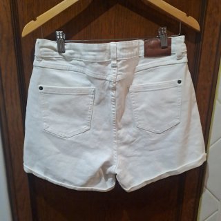 Pantalón corto vaquero Hug&Clau blanco Talla XL