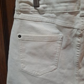 Pantalón corto vaquero Hug&Clau blanco Talla XL