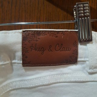 Pantalón corto vaquero Hug&Clau blanco Talla XL