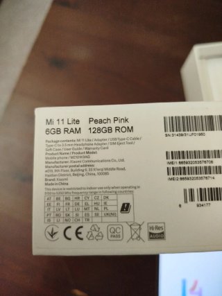 Xiaomi Mi 11 Lite 128GB Rosa