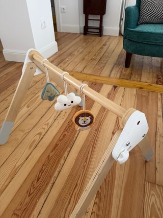 Gimnasio bebé madera Montessori plegable