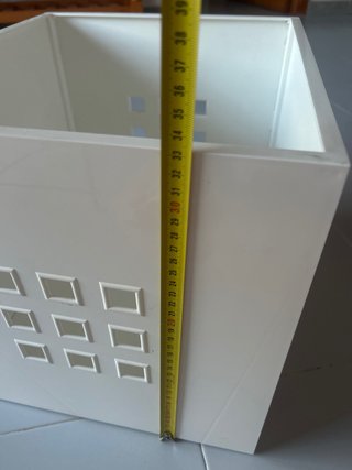 Caja de almacenaje IKEA blanca