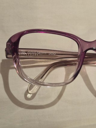Gafas Givenchy Moradas Años 80 auténticas