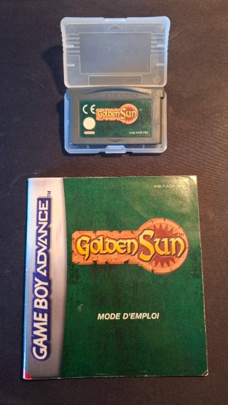 Golden Sun GBA (jeu en Français) + Manuel