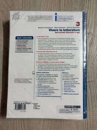 Libro Vivere la letteratura 3 - Dal secondo Ottoce
