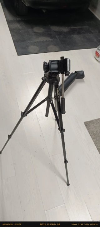 Trípode Velbon DV48 + rótula PH258 + funda