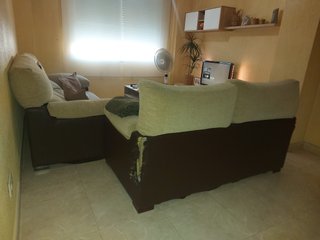 2 divani 3 posti + 2 posti beige/marrone