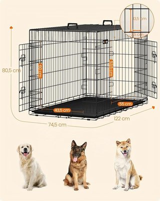 Jaula Perro XXL Plegable