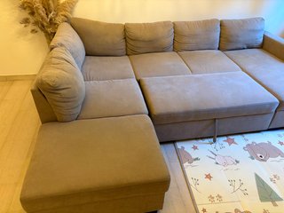 Divano letto angolare 3 posti