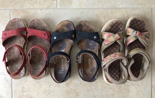 3 pares de Sandalias Panama Jack Tallas 37-38-39