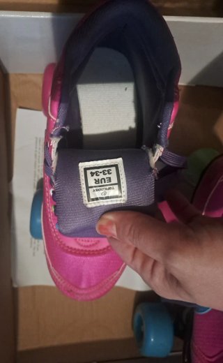 Patines de 4 ruedas rosas