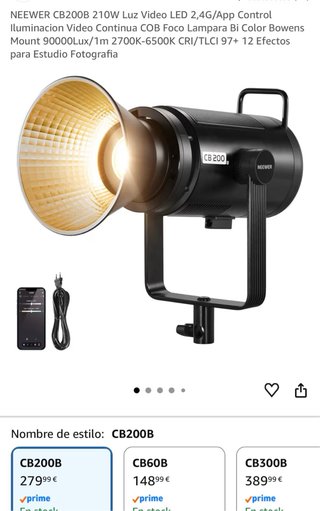 Foco LED Neewer CB200B Bi-color