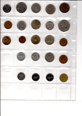 Colección de monedas antiguas